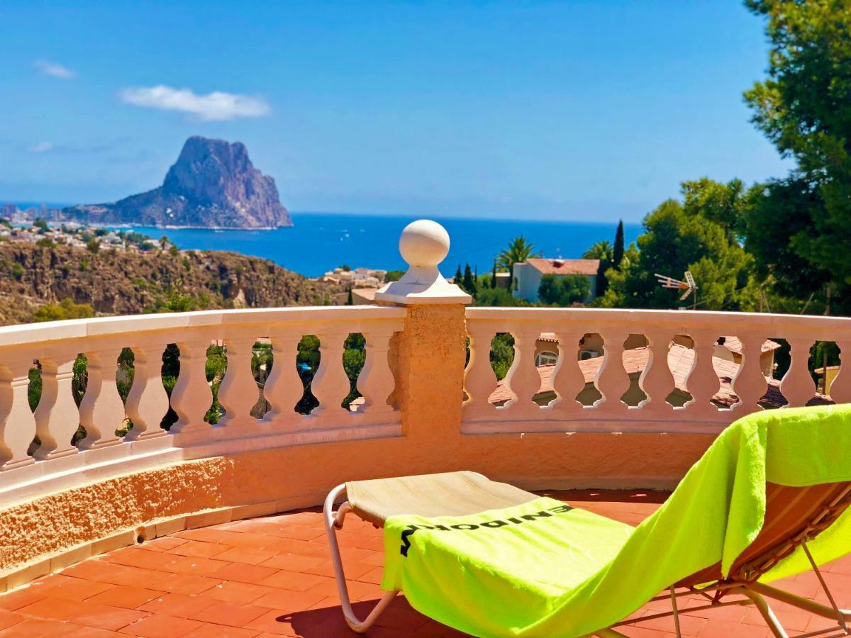 Villa Spartacus - Piscina Privada Y Vistas Al Mar 卡尔佩 外观 照片