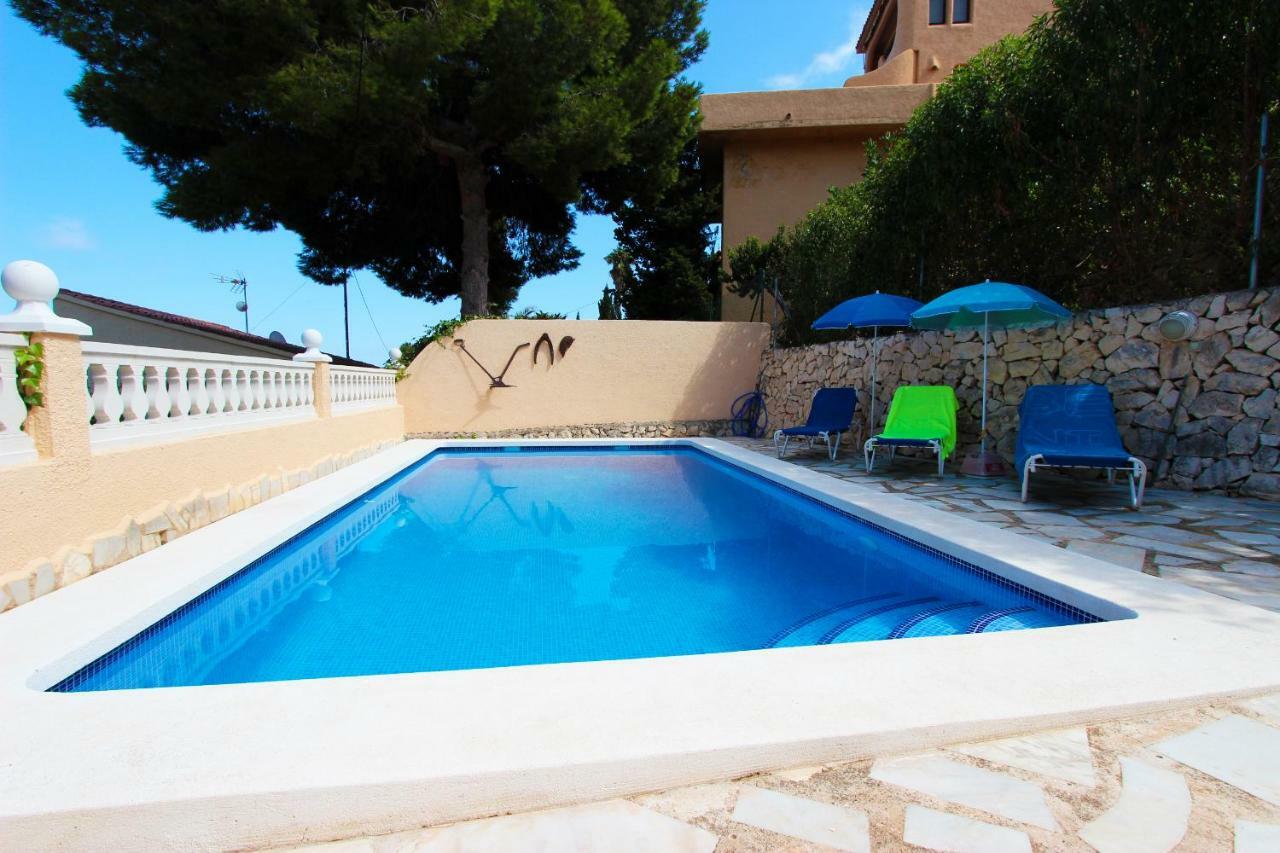Villa Spartacus - Piscina Privada Y Vistas Al Mar 卡尔佩 外观 照片